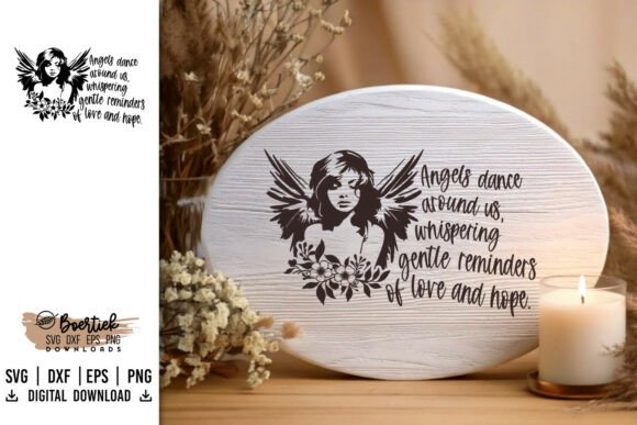 Angel Memorial Quote SVG File Review for Real Projects