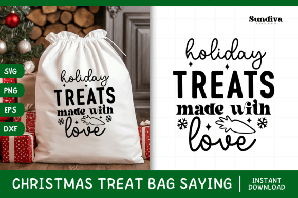 Christmas Treat Bag Quote SVG 18 Review: A Festive Embroidery Design for Real Projects