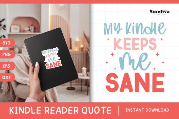 Kindle Lover - Reading Quote SVG 11 Review: A Practical Embroidery Design for Crafters