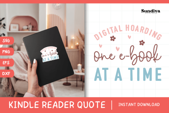 Kindle Lover - Reading Quote SVG 28 Review for Real Projects