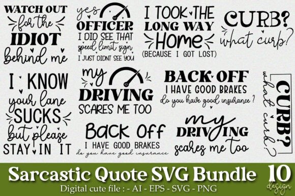 Sarcastic Quote SVG Bundle Review: A Bold Design for Real Projects